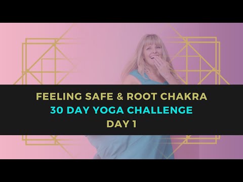 Feel Safe & Secure // Root Chakra // 30 Day Yoga Challenge // Day 1