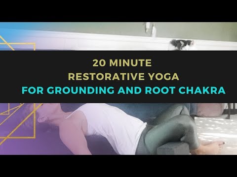 20 Minute Restorative Yoga // Root Chakra